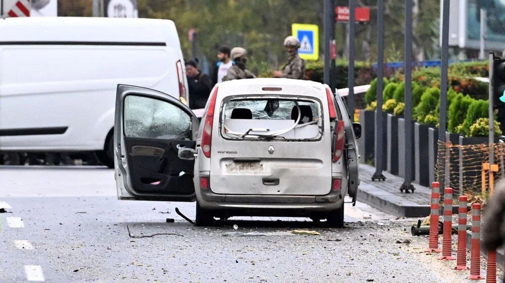 Canlı bomba saldırısından kareler 