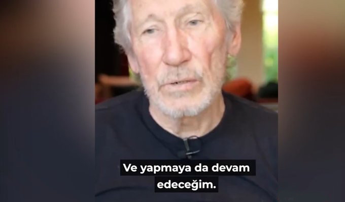 Pink Floyd'un kurucusu İsrail'e meydan okudu