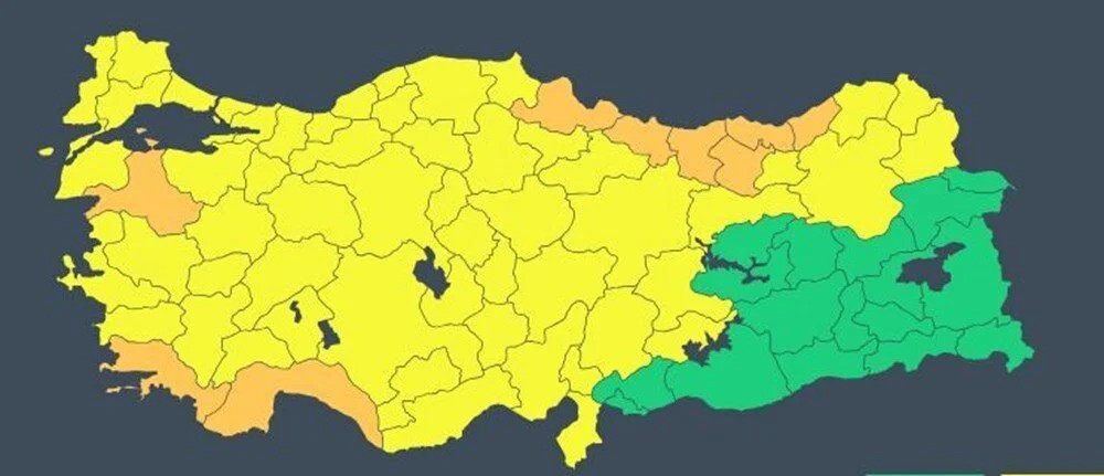 64 il için sarı ve turuncu kod: Yağmur, kar ve fırtına geliyor!