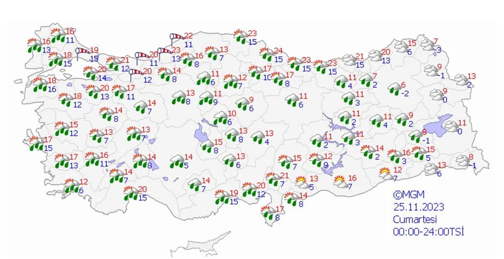 64 il için sarı ve turuncu kod: Yağmur, kar ve fırtına geliyor!