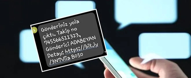 Adabeyan kargo mesajlarına dikkat: SMS'li ve linkli tuzak!