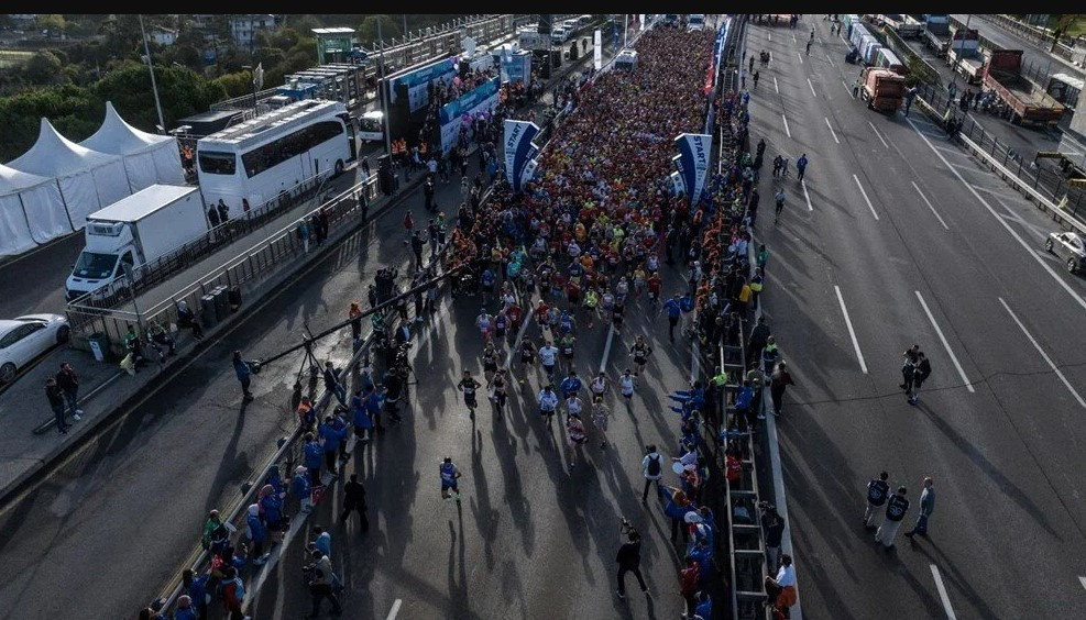 İstanbul Maratonu'ndan muhteşem kareler