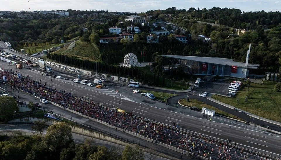 İstanbul Maratonu'ndan muhteşem kareler