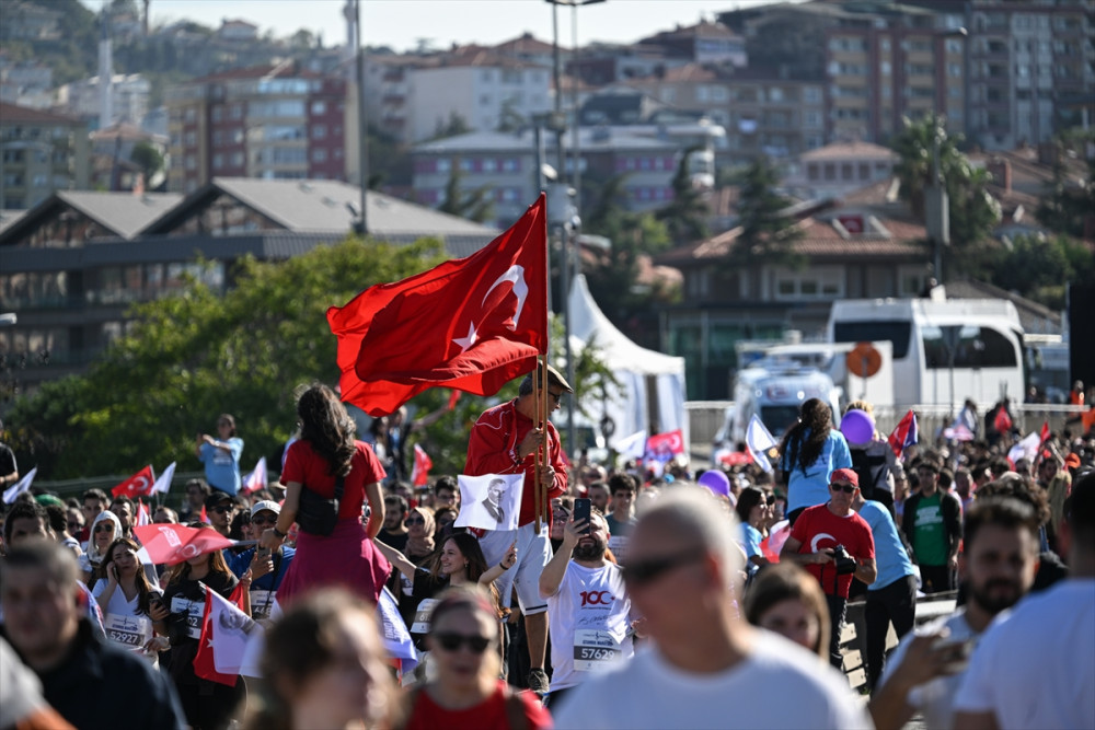 İstanbul Maratonu'ndan muhteşem kareler