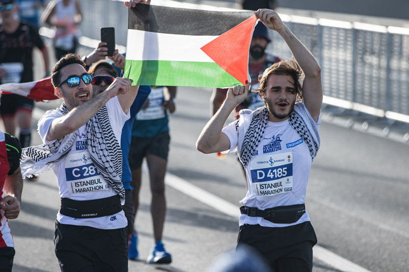 İstanbul Maratonu'ndan muhteşem kareler