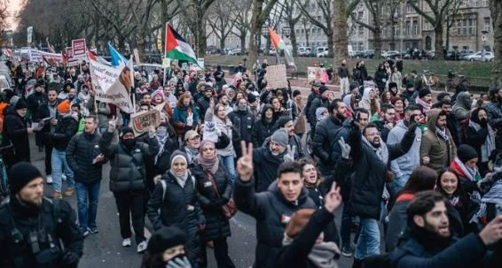 Beyaz Saray önünde İsrail protestosu