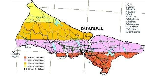 İstanbul diri fay hattı haritası: Bu ilçeler risk altında!