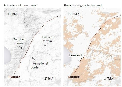 Kırılan fay o ülkelerin büyüklüğü ile karşılaştırıldı!