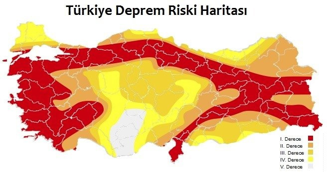 En net diri fay haritası: İşte 3 derecede deprem riski taşıyan yerler!