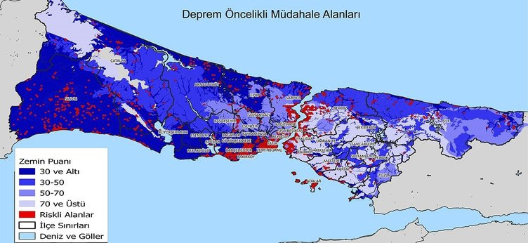 En net diri fay haritası: İşte 3 derecede deprem riski taşıyan yerler!