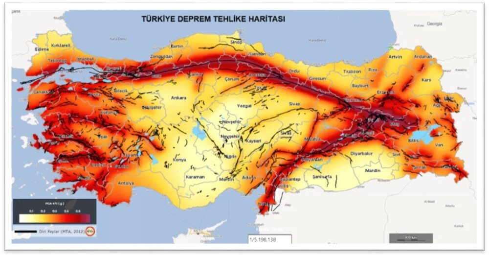 Türkiye deprem risk haritası: Nereden hangi fay hattı geçiyor?