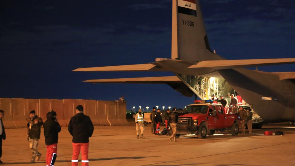 Irak'tan yola çıkan ilk yardım uçağı Türkiye'ye ulaştı