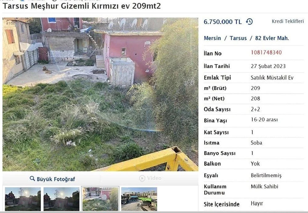 6 milyon 750 bin lira: 'Gizemli ev'e talip çıkmadı!