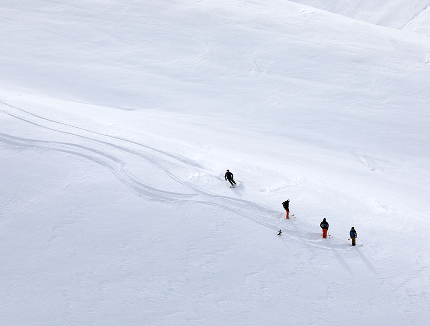 Kaçkar Dağları'nda heliski sezonu sona erdi