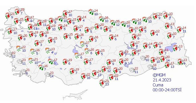 Meteoroloji'den 'sağanak' uyarısı: 7 bölgede alarm verildi!