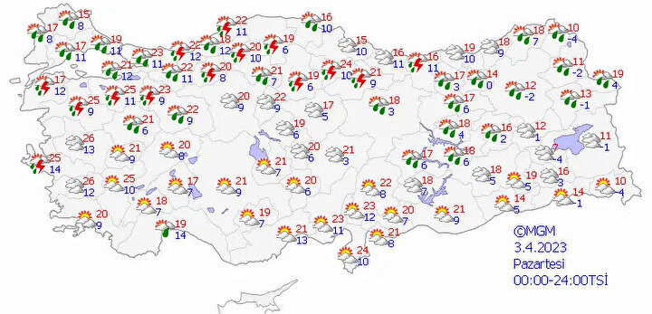 Meteoroloji uyardı: Yağmur geliyor!