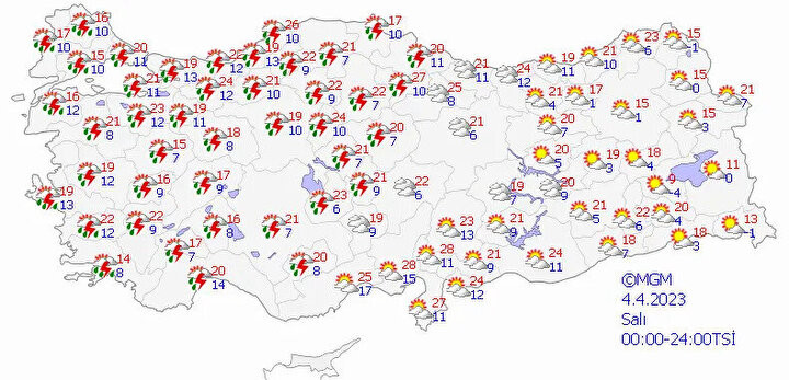 Meteoroloji uyardı: Yağmur geliyor!