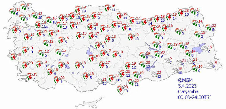 Meteoroloji uyardı: Yağmur geliyor!