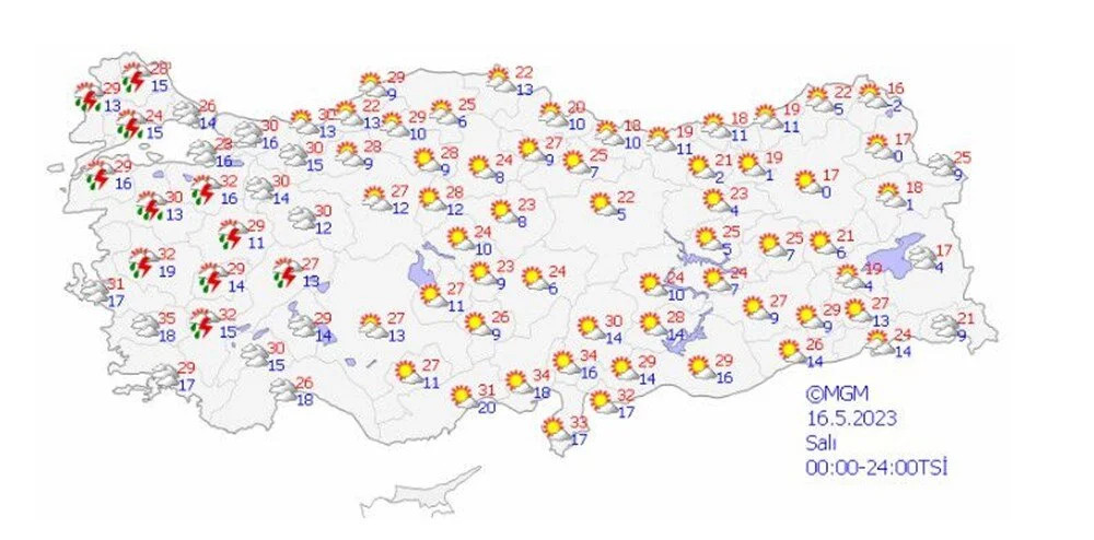 Meteoroloji uyardı: Batıda çöl sıcağı ve sağanak!