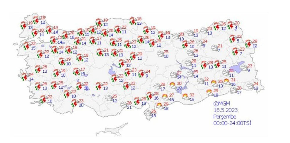 Meteoroloji uyardı: Batıda çöl sıcağı ve sağanak!