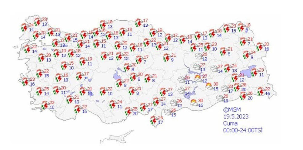 Meteoroloji uyardı: Batıda çöl sıcağı ve sağanak!