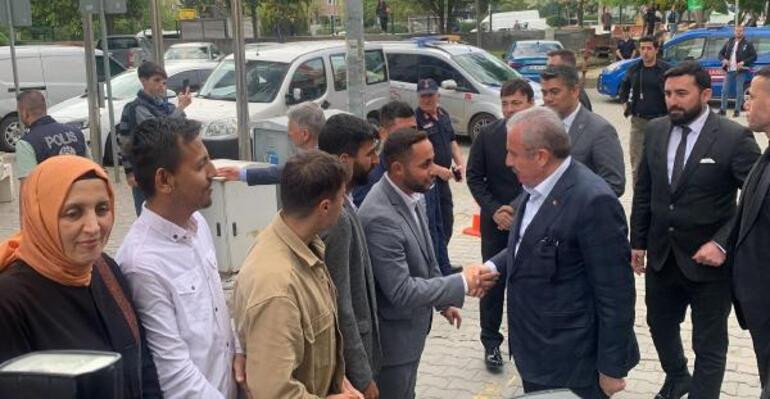 Mustafa Şentop, Tekirdağ'da depremzedeleri ziyaret etti