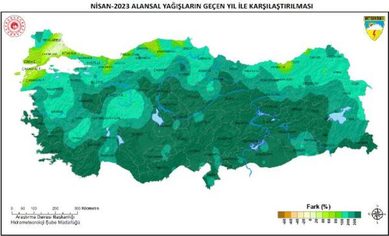 Yağışlar güldürdü: Kuraklık haritası siyahtan yeşile döndü!