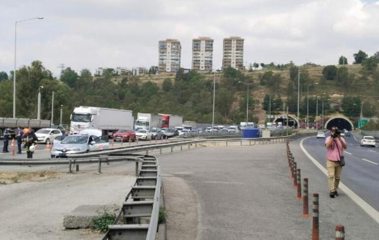 İzmir'deki Bayraklı Tüneli'nde yangın çıktı