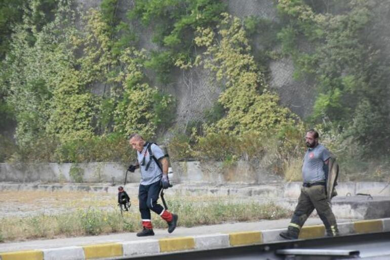 İzmir'deki Bayraklı Tüneli'nde yangın çıktı