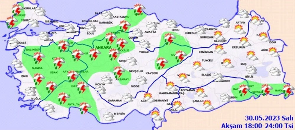 Meteoroloji uyardı: 20 ilde sağanak yağış 