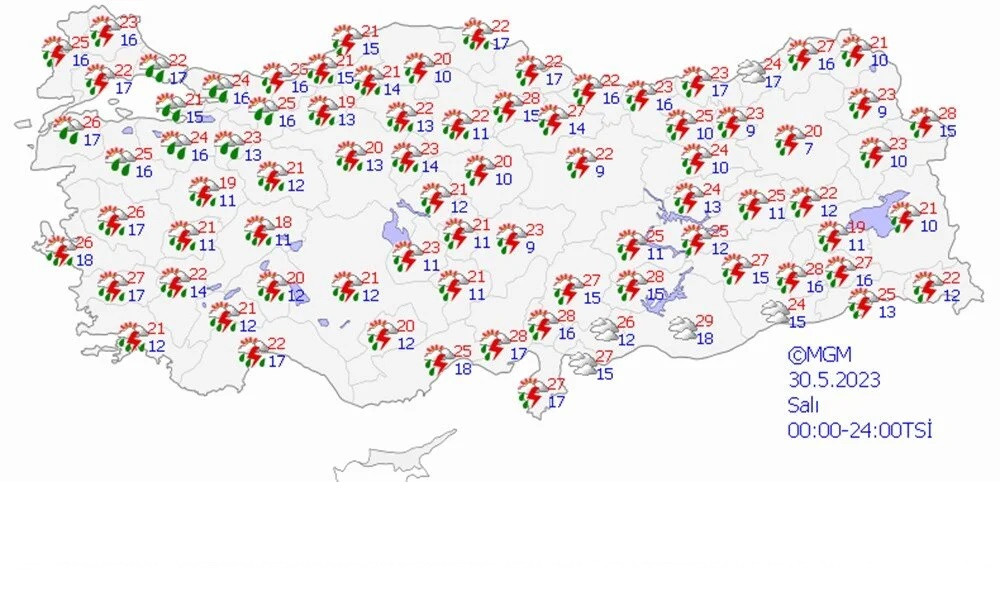 Meteoroloji uyardı: 20 ilde sağanak yağış 