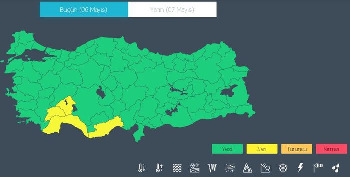 Meteoroloji'den sağanak ve fırtına uyarısı