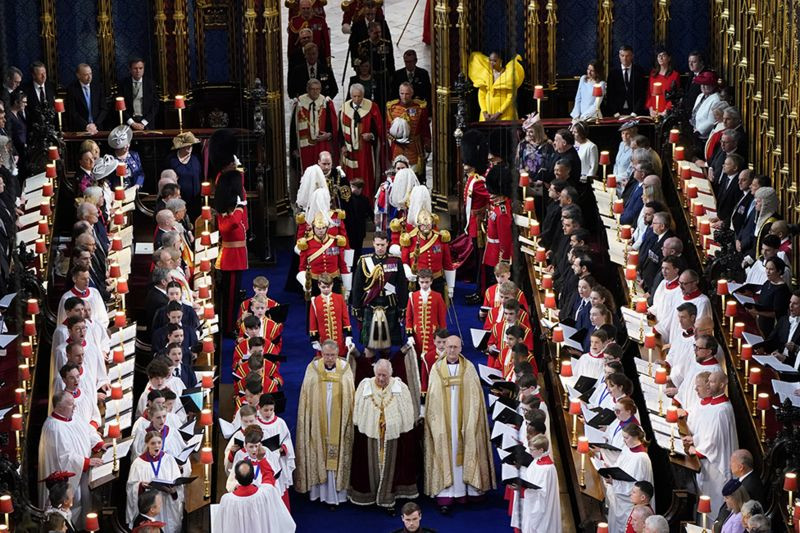 Londra'daki tarihi törenden muhteşem kareler