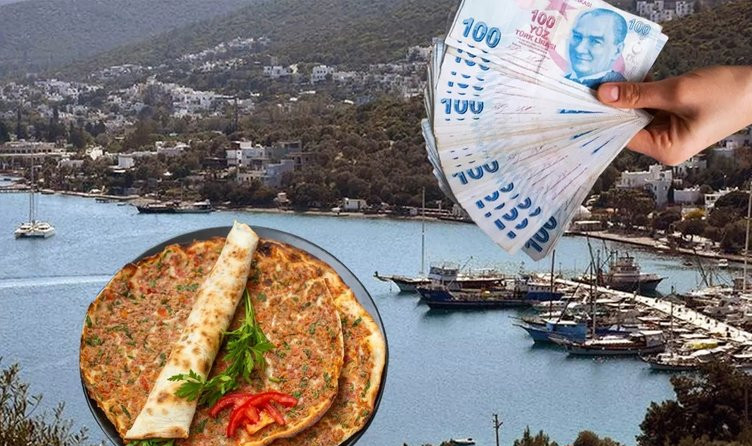 Bodrum sezonu açtı: Lahmacun 460, ayran 200 lira...