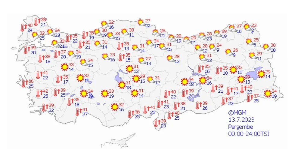 Gölgede 40, güneşte 50 derece: 'Dışarı çıkmayın' uyarısı!