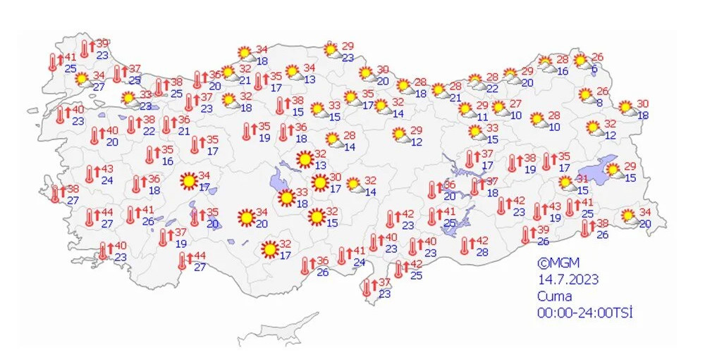 Gölgede 40, güneşte 50 derece: 'Dışarı çıkmayın' uyarısı!