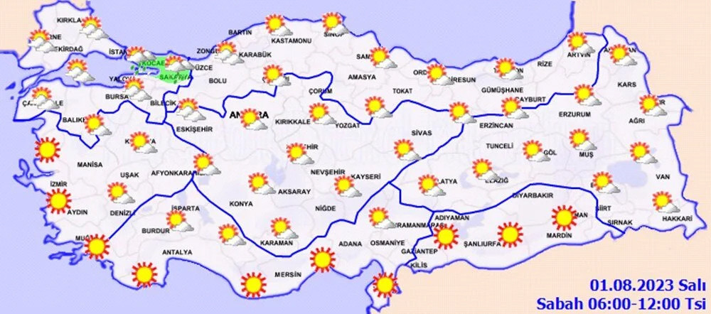 Aşırı sıcaklar öncesi 17 il için sağanak yağış uyarısı!