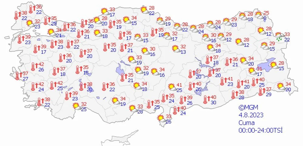 Çöl sıcakları başlıyor: 40 dereceyi geçecek!