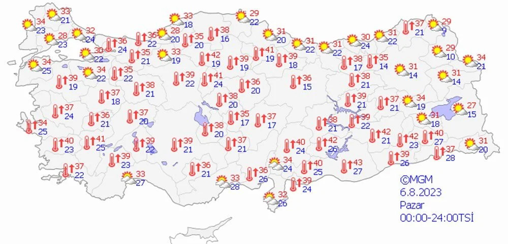 Çöl sıcakları başlıyor: 40 dereceyi geçecek!