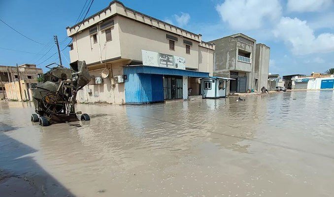 Libya'daki sel felaketinden dehşet kareler!