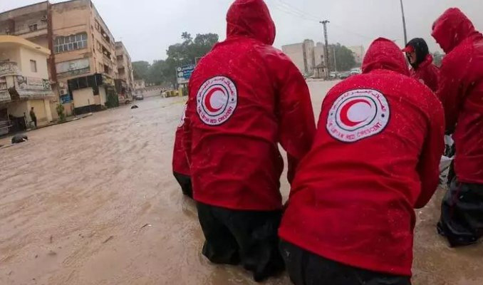 Libya'daki sel felaketinden dehşet kareler!