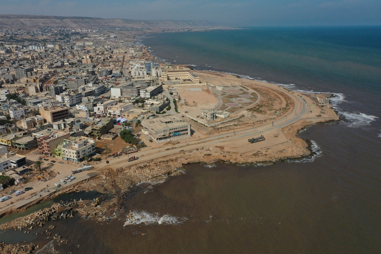 Libya'daki facianın boyutları drone ile görütülendi