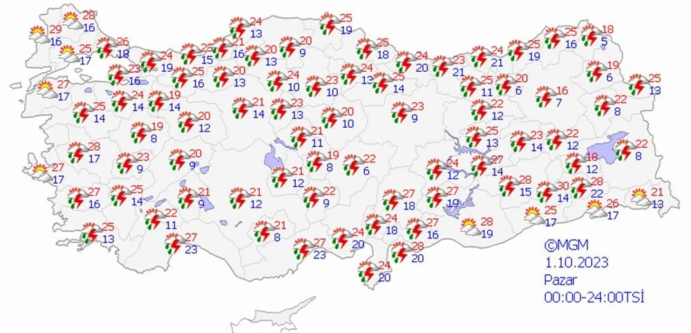 Meteoroloji'den yeni hava durumu raporu: Kuvvetli geliyor!