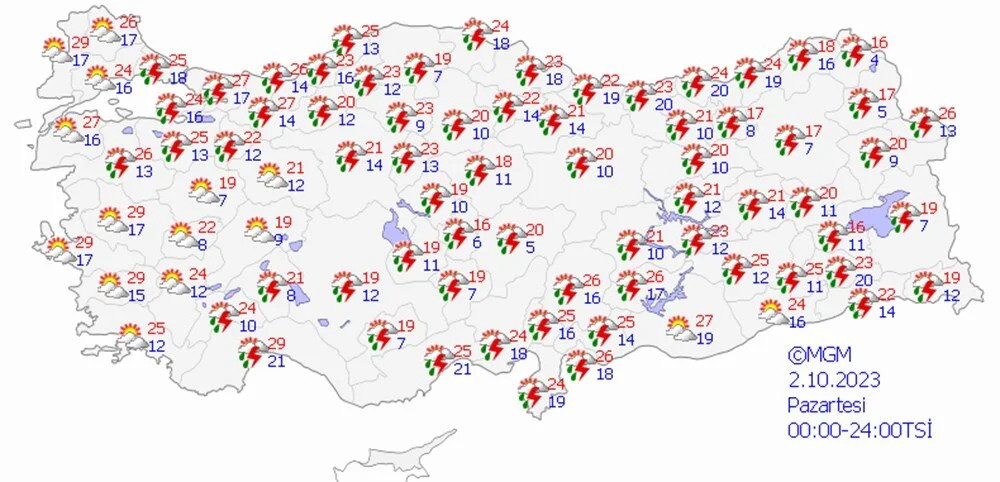 Meteoroloji'den yeni hava durumu raporu: Kuvvetli geliyor!