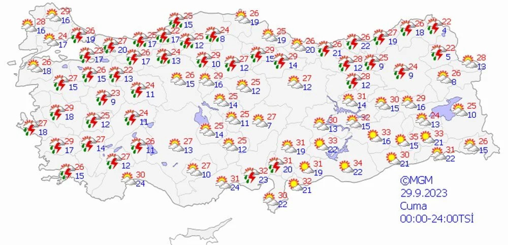 Meteoroloji'den yeni hava durumu raporu: Kuvvetli geliyor!