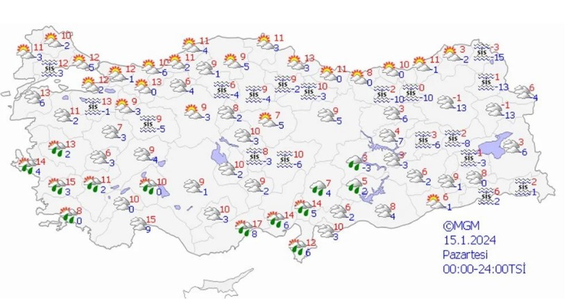 Şiddetli soğuklara ara: Batıda sıcaklık yükselecek