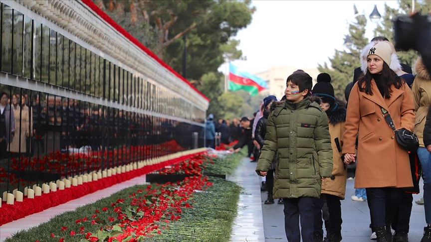 Azerbaycan'da Kanlı Ocak kurbanları yad edildi 