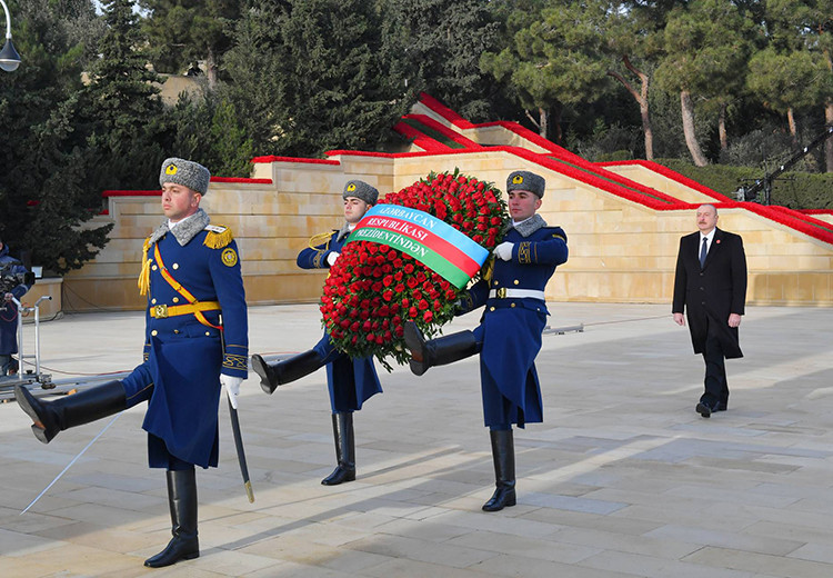 Azerbaycan'da Kanlı Ocak kurbanları yad edildi 