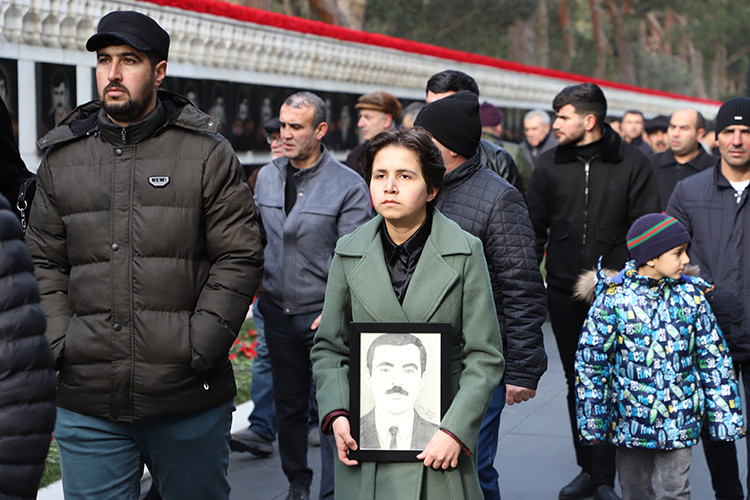 Azerbaycan'da Kanlı Ocak kurbanları yad edildi 