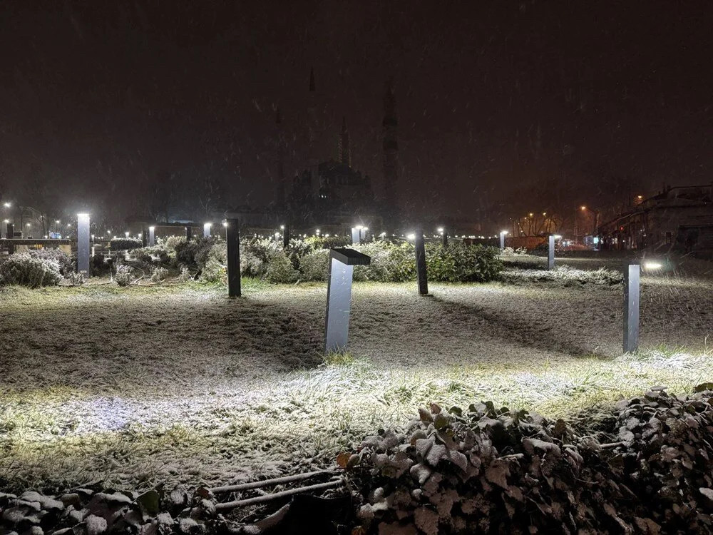 Edirne beyaza büründü 